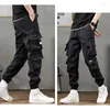 Pantalons pour hommes Printemps Automne Mince Cargo Hommes Multi-poches Jogger Mâle Plus Taille Casual Oversize Vêtements Varsity College 2023