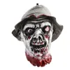 Décoration de fête Halloween Horreur Sanglante Coupée Tête Accessoires Avec Perruque Réaliste Maison Hantée Décor Effrayant Zombie Tête Suspendue Décoration x0905