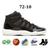 Jumpman 11 11s Mens Basquete Sapatos Cool Cinza Cereja Criado Meia-Noite Marinha Gratidão Napolitana Cap e Vestido Gement Cinza Space Jam DMP Mulheres Treinadores Esportes Sapatilhas