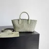 Trend Handtas Bottga Vene Shopping Tote Mini Cabat Mini Groentenmand Geweven Dames X