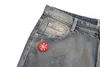 Jeans pour hommes CE CAVEMPT Hole Hommes Femmes 1 Washed Zipper Oversize Cav Empt Pantalon 230904