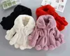 Abbigliamento per bambini Cappotto per ragazza Autunno e inverno Cappotto di pelliccia per nuova ragazza Cappotto imbottito spesso per bambini in finta pelliccia