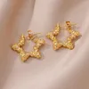 Stud Oorbellen Ster Piercing Voor Vrouwen In Design Roestvrij Staal Oorbel Vintage Luxe Paar Bruiloft Sieraden Aretes Mujer