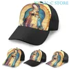 Casquettes de baseball Notre-Dame de Guadalupe Vierge Marie Tilma Casquette de basket-ball Hommes Femmes Mode All Over Print Noir Unisexe Adulte Chapeau