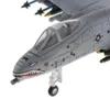 Aircraft Modle 1 100 A-10 Attack Plane Fighter Attack Plane Display Model - Metal Mini Military Aircraft with Stand 230904