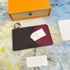 Korthållare Holder Wallet Black Organ Style Card Bag Läder Svart Kvinnor Långa plånböcker Designerväska denim Högkvalitativ långfodral stor kapacitet Lou Vutti