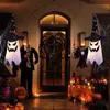 Feestdecoratie Halloween Decoratie LED Knipperlicht Gypsophila Ghost Festival Aankleden Gloeiende Tovenaarsgeest Hoed Lamp Horror Sfeer Kamer x0905