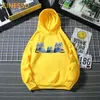 Hoodies Sweatshirts Funny Grizzy and the Lemmings Graphic Hoodie Children Autumn Winter Yellow Hooded Boys Pullover Tracksuits Girls 230904