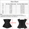 Taille ventre Shaper court sous le buste Corset formateur gothique Steampunk Bustier CorsetWorkout corps 24 acier désossé à lacets ceinture minceur 230904