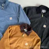 Detroit Carhart Couleur lavée Veste américaine Manteau Robe de travail Unisexe