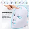 Urządzenia do pielęgnacji twarzy 7-kolorowe maska ​​LED Poterapia Maszyna twarzy Odmładzanie skóry odmładzanie trądziku usuwanie maski skóry rozjaśnianie 230904