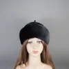 Beanieskull Caps Winter Luxury Unisex Real本物のミンクウールファッションウォーム全体のピース羊毛皮の帽子230904