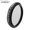 Filters Andoer 52mm ND Filter Fader Neutral Density Adjustable ND2 to ND400 Variable Filter for Nikon DSLR Camera Q230905