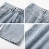 Men's Jeans Baggy Anime Print for Womens Fashion Straight Leg Pants Teenage Girl Gothic Denim Clothing Boyfriend Streetwear 230904