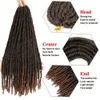 Human Hair Bulks 613 Synthetic Faux Locs Crochet Braids Hair Straight Soft Braids Hair Dreadlocks Goddess Braids SOKU Braiding Hair For Women 230904