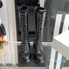 Nuovi stivali alti al ginocchio scarpe firmate botas mujer invierno