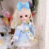 Dockor DBS Dream Fairy Doll 16 BJD Namn av Magic Angel Mechanical Joint Body With Makeup inklusive hårbotten Eyes Clothes Girls SD 230904