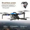 Drone D8 Pro avec caméra HD, double maintien d'altitude pliable RC Quadcopter, mode sans tête, positionnement visuel, retour automatique, contrôle de l'application mobile, évitement d'obstacles à 360 °