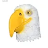 Masques de fête Latex tête complète animal oiseau colombe Dodo perroquet Pigeon corbeau mascarade accessoires masque T230905