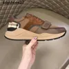 Mode aus echtem Leder Herrenschuhe Herbst und Winter neue koreanische Burberyity Modemarke Herren Freizeitschuhe vielseitige Rindsleder-Board-Schuhe