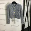 Ladies Wool Jackets Luxury Elegant Sweaters Womens Long Sleeve Jacket Personality Button Designer Cardigan Coats
