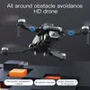 Fırçasız Motor S150 RC Drone: Engel Kaçınma, Akış Konumlandırma, Çift Ayarlanabilir Kamera, İHA Quadcopter