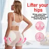 Womens Shapers Women Sponge Padded Panties Push Up Butt Lifter Fake Ass Briefs Sexy Hip Enhancer Bodyshorts Control Underwear Pads Buttocks 230905