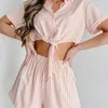 Survêtements pour femmes Pink Fashion 2 pièces Ensembles Femme Blouse Outfit 2023 Shorts Vêtements d'été Chemise à carreaux rayée Taille haute Ensemble à manches courtes