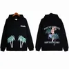 디자이너 브랜드 Rhude Hoodies Mens 인쇄 풀오버 승무원 긴 슬리브 까마귀 High Street Hap Treetwear Rhude Hoody 대형 탑.