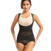 Women Shapers Women Bodysuit Bodys Full -Body Shaper Bieźnia Biełdowa Seksowna Seksowna Kontrola brzucha Shapewear Siatka Płaski brzuch Underbust Corset 230905