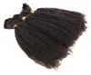 Spetsspärrar Mongolia Afro Keriting Rambut Manusia Massal Untuk Mengepang Tidak Ada Pakan Bundel Ekstensi untuk Wanita Hitam 100g 230905