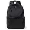 Skolväskor Style Mens Business Ryggsäck Nylon Solid Color Stora kapacitet Student School Bag Travel till försäljning 230905