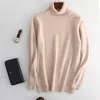 Herrtröjor kashmire turtleneck män jumper 2023 hösten vinterkläder bas varm pullover man ropa hombre pull homme hög krage tröja