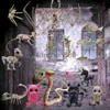 Party Decoration Mouse Scorpion Bat Bear Spider Unicorn Snake Crow Lizard Horror Party Decoration Skeleton Halloween Prop Bones Animal Hunted x0905 x0905