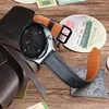 19 20mm 21 22 Mm 23 24 Leather Watch Strap Bands Quick Release Black Brown Smart Bracelet Wristband Men Women2199