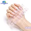 Stickers Decals Arrival Gel Nail Stickers Simple Solid Color Semi Cured Gel Nail Stickers set for UV Lamp Designer Nail Art Decoration Tips 230905