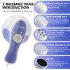 Massageadores de perna 5 cabeçalhos Spin Body Massager Relax Tone Emagrecimento Perder Peso Queimar Gordura Dispositivo de Massagem Completa 230904