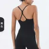 2024 LU LU Damen T-Shirt Yoga doppelseitig geschliffen sexy Sling Sport-BH Nude Tank Top Rücken Fitness Sport Unterwäsche Workout Tops für Lemon