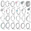 925 Sterling Zilver Womens Diamond Ring Designer Mode-sieraden Sneeuwvlok Liefde Bruiloft Verlovingsringen Voor Women246O