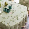 Pano de mesa longo tecido oval arte algodão lepra pequeno fresco americano chá fragmentado 230904
