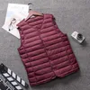 Down Coat Men lyser ner Vest Casual Waistcoat Spring Autumn White Duck Down Jacka Male Sleeveless Coat Liner Vest R230905