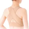 Womens Shapers Lady Vrouwen Borst Body Brace Ondersteuning Riem Band Houding Corrector X Type Terug Schouder Vest Protector Kleding 230905