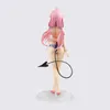 Finger Toys 22cm Anime To Love Ru Lala Satalin Deviluke Action Figures Sexy Bikini Girl Anime Figure Sexy Lala Figurnie PVC Collectible Toys