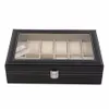 designer Watch Box 12 Slots Grid PU Leather Display Box Jewelry Storage Organizer Case Locked Boxes Retro Saat Kutusu Caixa Para R215B