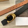 Womens designer leather belt fashion high quality reversible belts width 2.0cm 3.0cm gold Silver letter buckle size 90cm-115cm black colour red bottom woman waistband