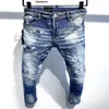 2021 Jeans décontractés pour hommes de la mode italienne, européenne et américaine, lavage de haute qualité, broyage à la main, optimisation de la qualité L232v