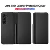 Book Leather For Samsung Galaxy Z Fold 3 4 5 Fold4 Fold5 Case Detachable Hidden Pen Holder Protective Cover