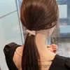 チャームブレスレット新しいファッションヘアタイブレスレットデュアル使用シンプルな高弾性バンドヘアアクセサリーR230905