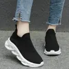 Chaussures habillées Sepatu wanita kaus kaki rajut sneaker olahraga lari kasual nyaman musim gugur dan dingin 230905