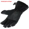 Ski Gloves Black Snow Ski Gloves Waterproof -30C Degree Winter Warm Snowboard Gloves Men Women Motocross Windproof Cycling Motorcycle Black 230904